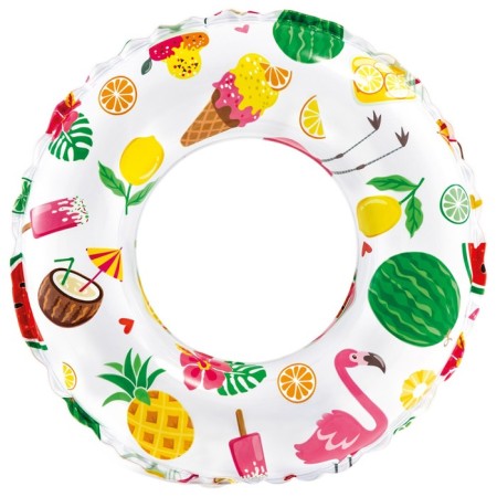 Circle for swimming "Bright", D = 51 cm, from 3-6 years, color mix, 59230np intex-1
