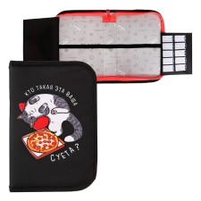 Penal 1 section 140 x 210 x 40 mm, folding pocket and cosmetic bag, fabric, calligrata topontent 