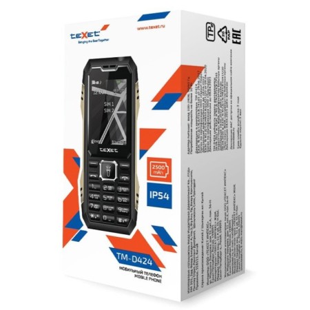 Cell phone Texet TM-D424 Black-4