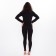 Feminine thermal underwear (leggings), black color, size 54