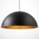Lamp "Ametrin" 3HE27 40W black and gold 58x58x26-126 cm