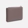 Women's wallet on the button, gray color