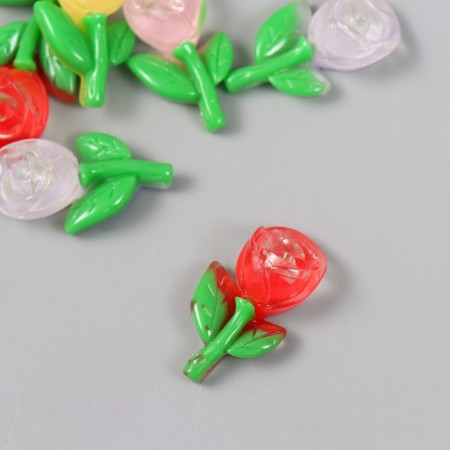 Decor for creativity Plastic "Tulip" Gloss Mix 1.6x2.7 cm-1