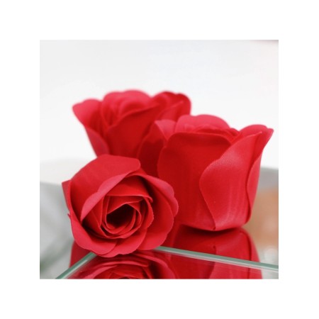 Soap roses, red, set 3 pcs.-6