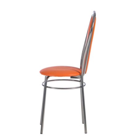 Bella chair orange/chrome-1