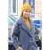 Female coat, size 46, gray color
