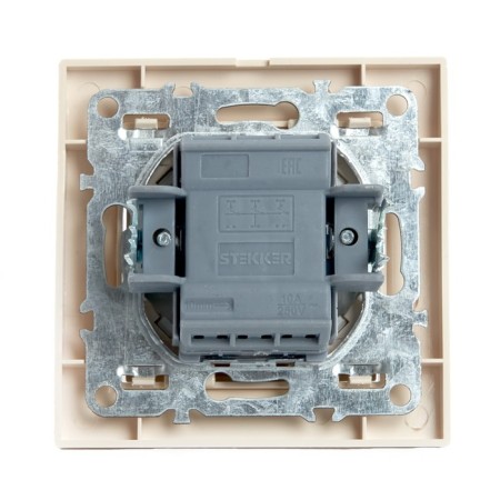 Switch (switch) cross 1-clavy, Stekker Erna, PSW10-9009-02, ivory COST 1022451-3