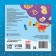 Album 250 stickers "New Year's stickers", 21 × 21 cm, 12 pp., Blue tractor