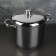 Stainless steel pan Magistro Grande, 7.1 l, metal cover, capsule, induction