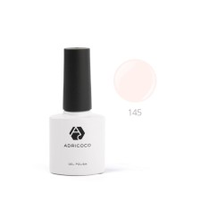 Color gel polish Adricoco, No. 145 ivory, 8 ml