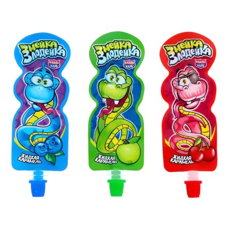 Liquid caramel "Snake-sound" Assorted, 20 g-1