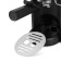 Coffee machine KitFort KT-7137, Rozhkova, 1150 watts, 1.3 l, cappuccino, black-silver-silver