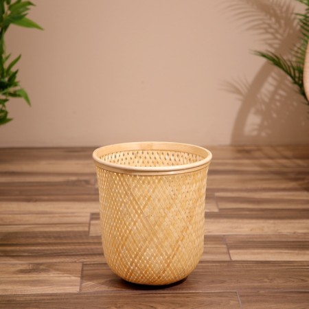 Wicker basket, from bamboo 27x27x30 cm