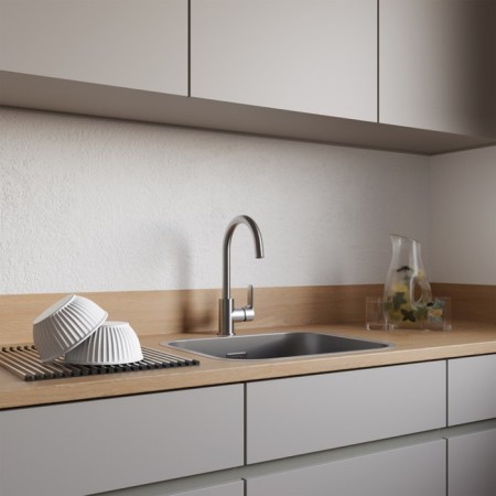 Kitchen mixer IDDIS Cuba Cu1bnj0i05, single -leaf, chrome-1