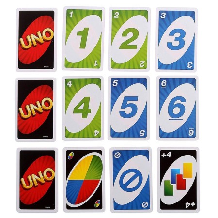 Board game UNO, 2-10 players, 7+-1