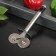 Knife for pizza and dough fargo, 17 × 7 cm, bilateral, silver color