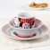 Set of dishes, 3 objects: plate Ø 16.5 cm, bowl Ø 14 cm, mug 250 ml, Minnie, Minnie Mouse