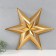Figure "Star in the Star" Big gold, half, 69.5x60.3 cm