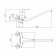 Fashun A2201 bathtub mixer, one -leaf, pour 362 mm, with a shower, chrome