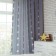 Set of curtains "Ethel" Grey Stars 145*260 cm-2 pcs, 100% p/e, 140 g/m2