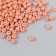 Glass beads 6/0 "apricot ice" 15 g