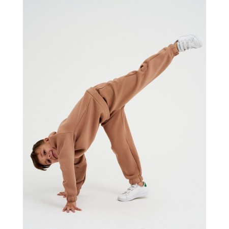 Children's costume with the basis (jumper, trousers) KAFTAN "BASIC Line" R.32 (110-116), coffee-5