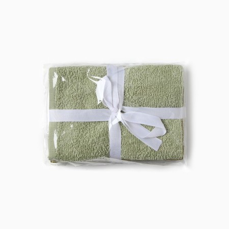 Set of terry towels and I "Green" 30x30 cm - 3 pcs, 100% HL, 340 g/m2-4