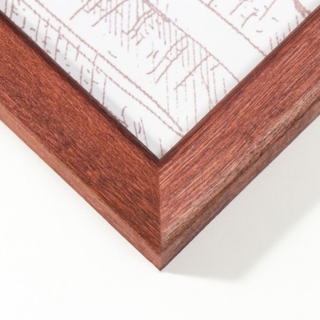 Photo frame pine С14 01/6 wenge 24x30 cm (plastic screen)-1