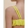 Bathing suit for girls, height 104-110 cm, lime color