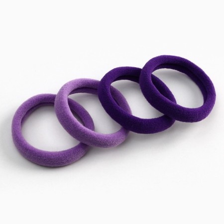 Hairpins, elastic bands, hair crab "tender", purple tones-4