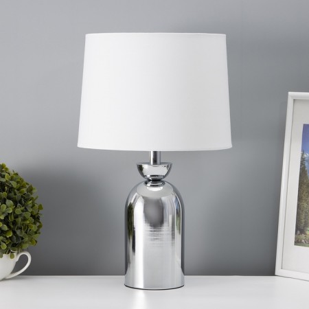 Traffic lamp with lampshade Risalux "Joel", E27, 40 W, chrome, 25 × 25 × 42.5 cm-2