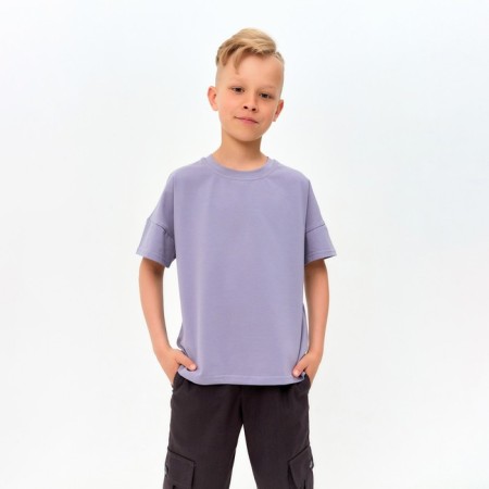 T -shirt Children's Minaku: Basic Line Kids Close Color, Height 122-1