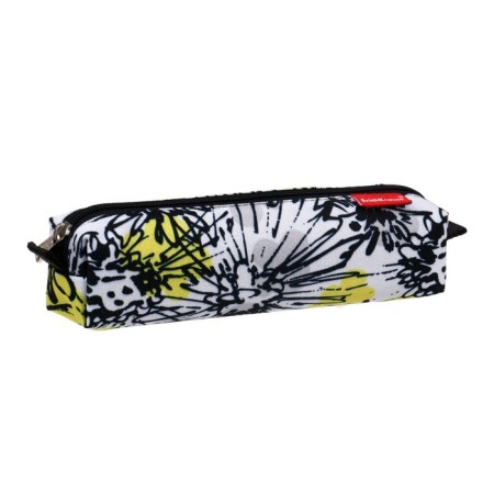 Penal soft, 1 compartment, quadro, 50 x 210 mm, Erich Krause, Zebra Flower 52188