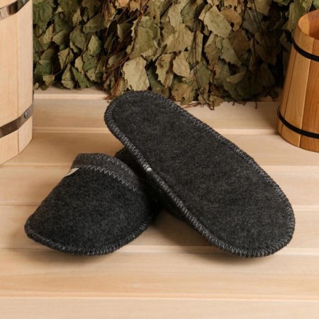 Set of bath "Male" portfolio 5 items, gray, with embroidery-12