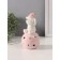 Souvenir Ceramics Light "Bear in a pink cap on a ball with stars" 8x8x15 cm