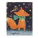 Delivery of a low -end A6, 128 sheets "Magic Fox", solid cover, glossy lamination, block 55 g/m2