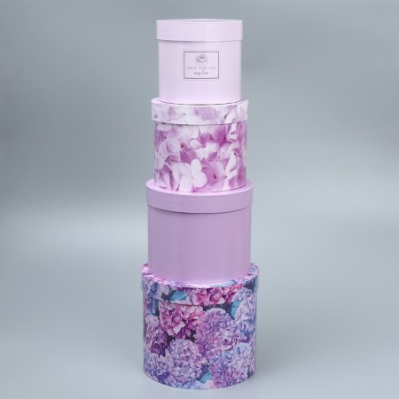 A set of hats for colors 4 in 1, gift packaging, Lavender, 14 x 13 cm - 20 x 17.5 cm-5