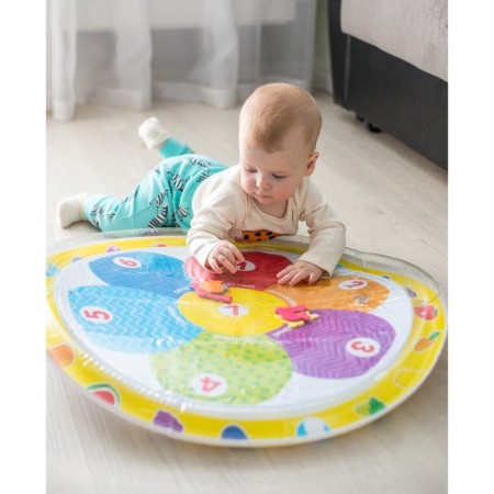 Aquacrice inflatable developing water rug "Flower", 65x65 cm.-9