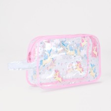 Lightning cosmetic bag, pink color