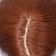 Artificial wig, imitation of skin, 60 cm, 270 gr, redhead (#SHT30)