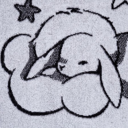 Terry Ethel "Bunnies on the Clouds", 70x130 cm, 100% cotton, 420g/m2-5