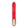 Vibro -roller with the Jos Patti Moving Language, 24 cm, silicone, red color