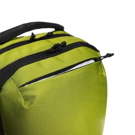 Youth backpack 43 x 29 x 15 cm, Grizzly, ergonomic back, laptop department, black/green-10