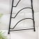 Suspended cover, 19.5 × 9 × 46 cm, black color