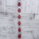 Set of balls plastic D-6 cm, 12 pcs "Smile" silver red