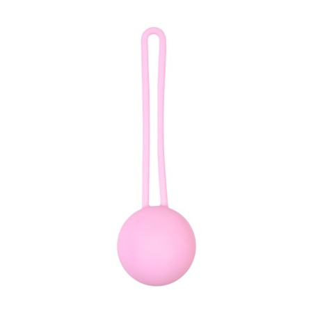 Eromantica Pansy vaginal ball, 3.5 cm, silicone, pink color-1
