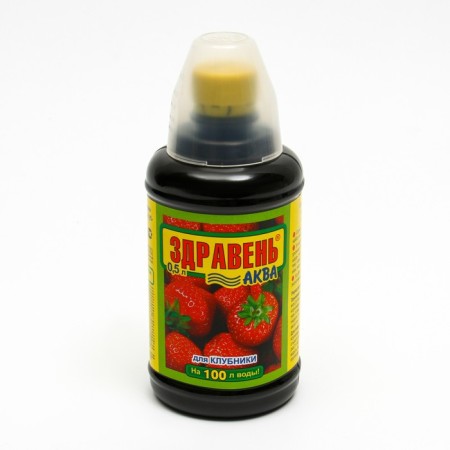 Fertilizer organomineral health of aqua "strawberries", 0.5 l