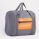 Board Road on a zipper, folding in a cosmetic bag, outer pocket, gray/orange color