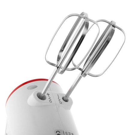 Mixer Brayer 1307br, manual, 600 watts, 5 speeds, white-red-7
