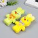 Decor Suspension "Puke -eyed bunnies - Sprinking, with a bow" set 2 pcs mix 12 cm